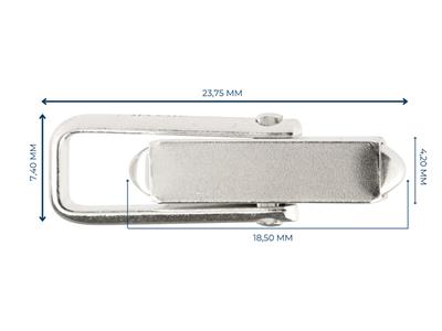 Sistema De Gemelos, Plata 925 Ref.07558, Cada Uno. 100 Plata Reciclada