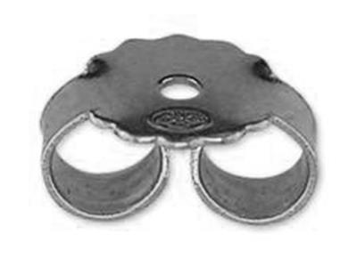 Cierre De Mariposa De Platino Grande M7406