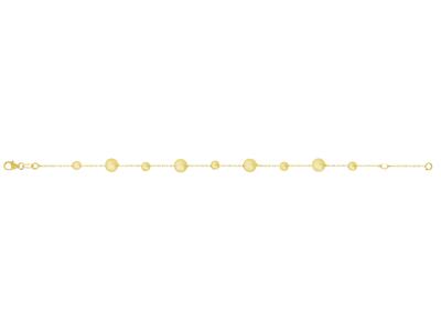 Pulsera Bolas De 4 MM En Cadena, 19 Cm, Oro Amarillo 18k - Imagen Estandar - 1