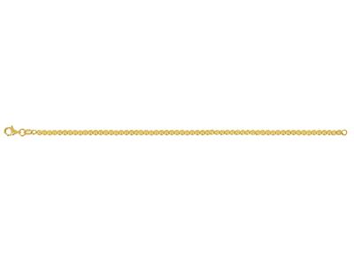 Pulsera Bola 3 Mm, 19 Cm, Oro Amarillo 18k