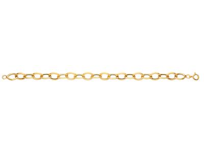 Pulsera Forçat 8.5mm 19 Cm, Oro Amarillo 18k - Imagen Estandar - 1