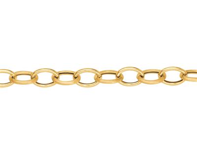 Pulsera Forçat 6 Mm, 18 Cm, Oro Amarillo 18k - Imagen Estandar - 2