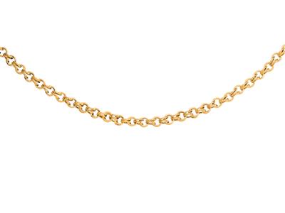 Collar Gros Sirop Liso 8 Mm, 50 Cm, Oro Amarillo 18k