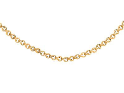 Collar Gros Sirop Liso 12 Mm, 50 Cm, Oro Amarillo 18k - Imagen Estandar - 1