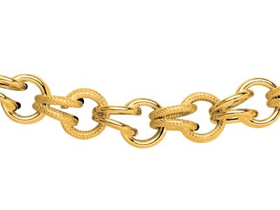 Collar Gros Sirop Liso 12 Mm, 50 Cm, Oro Amarillo 18k - Imagen Estandar - 2