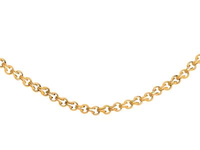 Collar Gros Sirop Liso 12 Mm, 80 Cm, Oro Amarillo 18k - Imagen Estandar - 1
