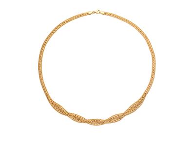 Collar, Gota De Cuerda, Trenzado De 4,30 A 8,50 Mm, 45 Cm, Oro Amarillo De 18 Quilates - Imagen Estandar - 1