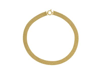 Collar Cuerda 6 Hileras 11 Mm, 45 Cm, Oro Amarillo 18 Kt - Imagen Estandar - 1