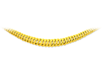 Collar Malla Americana 13,2 Mm, 45 Cm, Oro Amarillo 18k - Imagen Estandar - 1