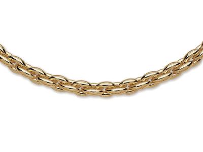 Collar Prestige Con Concha Grande, 45 Cm, Oro Amarillo 18k. Ref. 4368