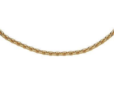 Collar Con Orejas 8,60 Mm, 45 Cm, Oro Amarillo 18k - Imagen Estandar - 1