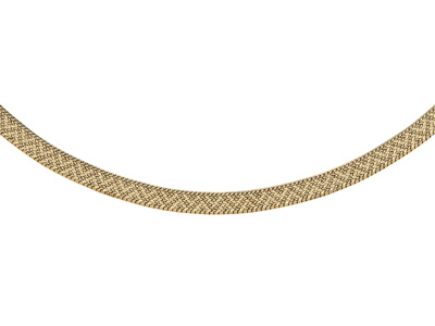 Collar Malla Polonesa 10 Mm, 41 Cm, Oro Amarillo 18k. Ref. 4341