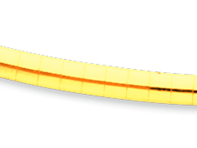 Collar Omega Bomb{ 3 mm, 42 cm, Oroamarillo De 18 K - Imagen Estandar - 2