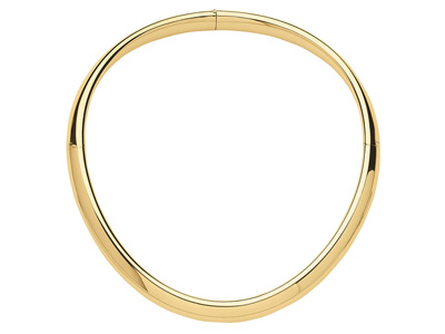 Collar Con Bisagra 11 Mm, Oro Amarillo 18k