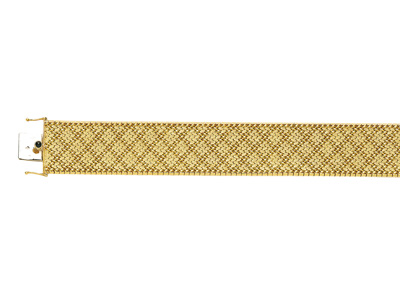 Pulsera Polaca 24 Mm, 19 Cm, Oro Amarillo 18k. Ref. 1338 - Imagen Estandar - 1