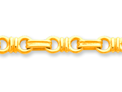 Pulsera Nudos 4,4 Mm, 20 Cm, Oro Amarillo 18k - Imagen Estandar - 2