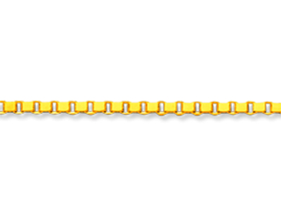Cadena De Malla Veneciana 1,10 mm, 45 cm, Oro Amarillo De 18 Quilates - Imagen Estandar - 2