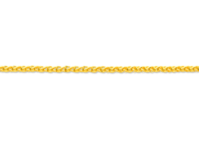 Cadena De Eslabones Tipo Palmier Maciza, 2,30 mm, 45 cm, Oro Amarillo De 18 Quilates - Imagen Estandar - 2