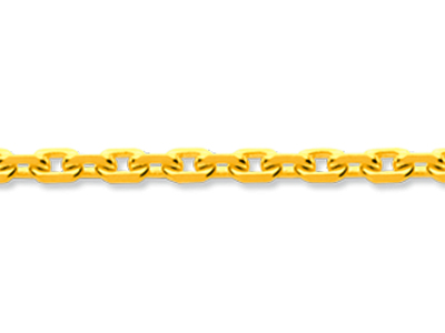 Cadena Forçat, Talla Diamante 1,00 Mm, 45 Cm, Oro Amarillo 18k - Imagen Estandar - 2