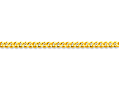 Cadena Gourmette Diamantada 1,60 mm, 45 cm, Oro Amarillo De 18 K - Imagen Estandar - 2