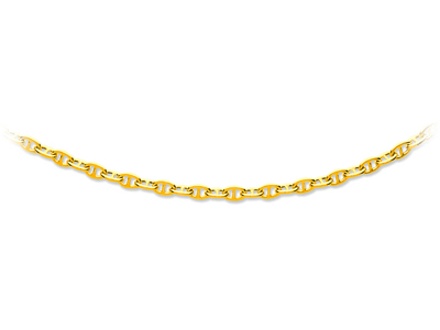 Cadena Forçat Marine 6,20 Mm, 50 Cm, Oro Amarillo 18k