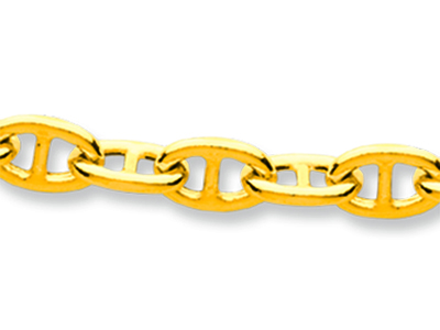 Cadena De Eslabones Forzada Marine 6,20 mm, 50 cm, Oro Amarillo De 18 K - Imagen Estandar - 2