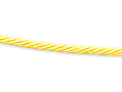 Collar Cable 1,4 Mm, 50 Cm, Oro Amarillo 18k - Imagen Estandar - 2