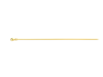 Cadena De Serpentina De 1,20 Mm, 42 Cm, Oro Amarillo De 18 Quilates