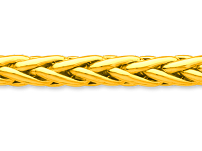 Pulsera De Eslabón Palmier Hueco 7 Mm, 20 Cm, Oro Amarillo De 18 K - Imagen Estandar - 2