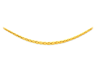 Collar De Cadena Palmier Hueca Descendente De 8 mm, 45 cm, Oro Amarillo De 18 K. Ref.9.06.080 - Imagen Estandar - 1