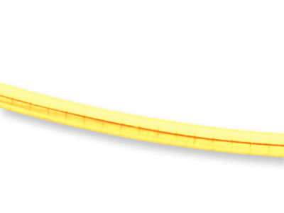 Collar Omega Abombado 2 mm, 45 cm, Oro Amarillo De 18 K - Imagen Estandar - 2
