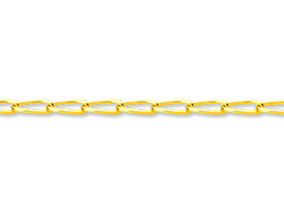 Cadena De Eslabón De Caballo 1,60 mm, 45 cm, Oro Amarillo De 18 K - Imagen Estandar - 2