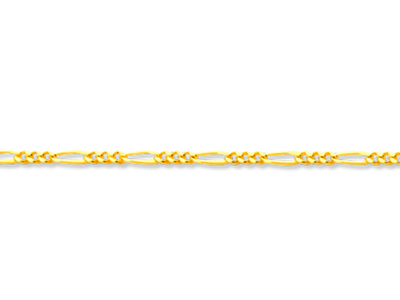 Cadena 1/3 Eslabones, 1,1 Mm, 45 Cm, Oro Amarillo 18k - Imagen Estandar - 2