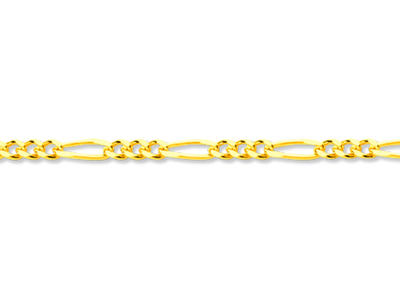 Cadena 1/3 Eslabones, 2 Mm, 45 Cm, Oro Amarillo 18k - Imagen Estandar - 2