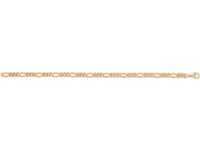 Cadena 1/3 Eslabon Alterno Ultraplano 4,9 Mm, 55 Cm, Oro Amarillo 18k - Imagen Estandar - 1