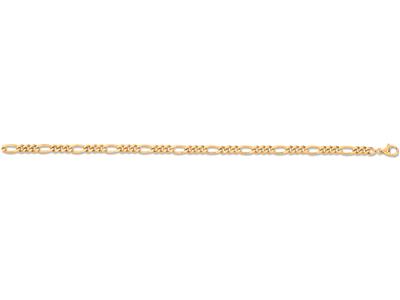 Cadena Ultraplana De Eslabn 13 4,90mm, 55cm, Oro Amarillo De 18 K