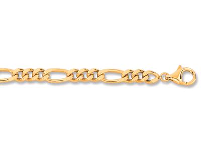 Cadena Ultraplana De Eslabón 1/3 4,90 mm, 55 cm, Oro Amarillo De 18 K - Imagen Estandar - 2