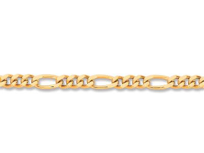 Cadena Ultraplana De Eslabón 1/3 4,90 mm, 55 cm, Oro Amarillo De 18 K - Imagen Estandar - 3