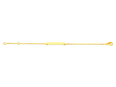 Identidad Bebé Forçat Talla Diamante, 14 Cm, Oro Amarillo 18k - Imagen Estandar - 1