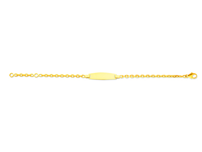 Identidad Bebé Forçat Talla Diamante, 14 Cm, Oro Amarillo 18k - Imagen Estandar - 1