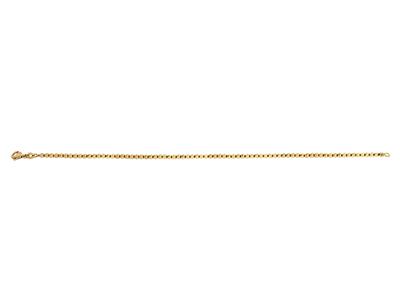 Pulsera Bola 2,5 Mm, 19 Cm, Oro Amarillo 18k