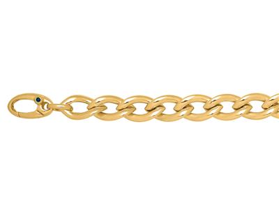 Pulsera De Eslabones Retorcidos 9,5 mm, 19 cm, Oro Amarillo De 18 K - Imagen Estandar - 1