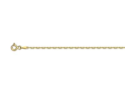 Cadena Forçat Marine 1,70 Mm, 55 Cm, Oro Amarillo De 18 Quilates