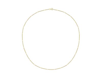 Cadena, 1,10 MM Curb Chain, 45 Cm, Oro Amarillo De 18 Quilates - Imagen Estandar - 2