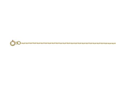 Cadena Forçat Talla Diamante 0,95 Mm, 40 Cm, Oro Amarillo 18k - Imagen Estandar - 1