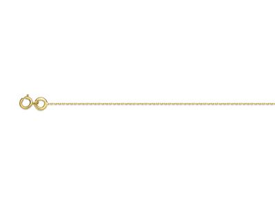 Cadena Forçat Talla Diamante 0,8 Mm, 45 Cm, Oro Amarillo 18k