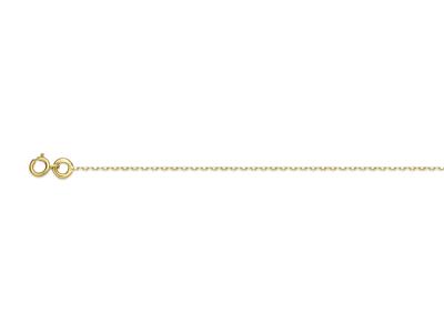 Cadena Forçat Talla Diamante 0,9 Mm, 45 Cm, Oro Amarillo 18k