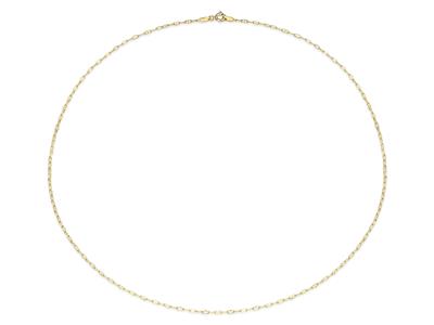 Cadena Forzada Marine Eslabones Hueca 1,70 mm, 55 cm, Oro Amarillo De 18 K - Imagen Estandar - 1
