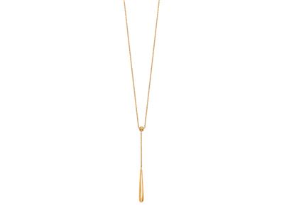 Collar-Gota-Con-Cadena,-43 cm,-Oro-Am...