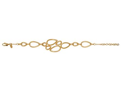 Pulsera Multianillo Con Cadena De 23 Mm, 16-19 Cm, Oro Amarillo De 18 Quilates - Imagen Estandar - 1